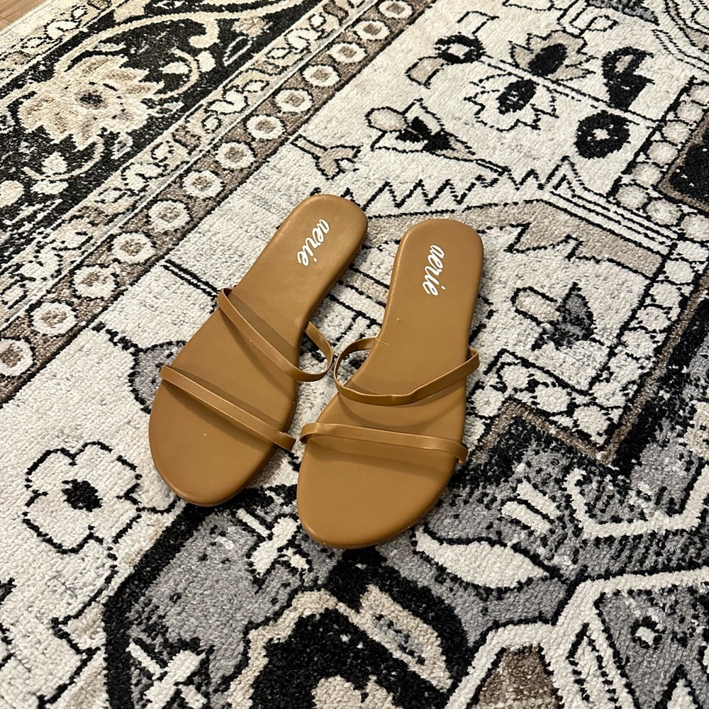 Tan aerie sandals